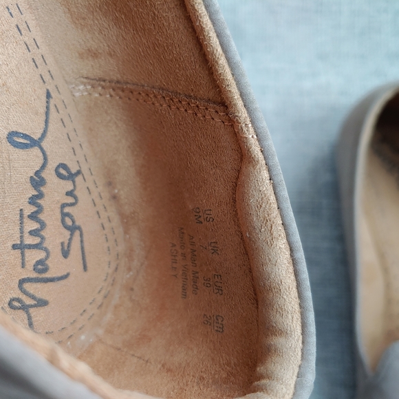 Natural Soul by Naturalizer Beige Suede-Like Flats - Picture 3 of 5
